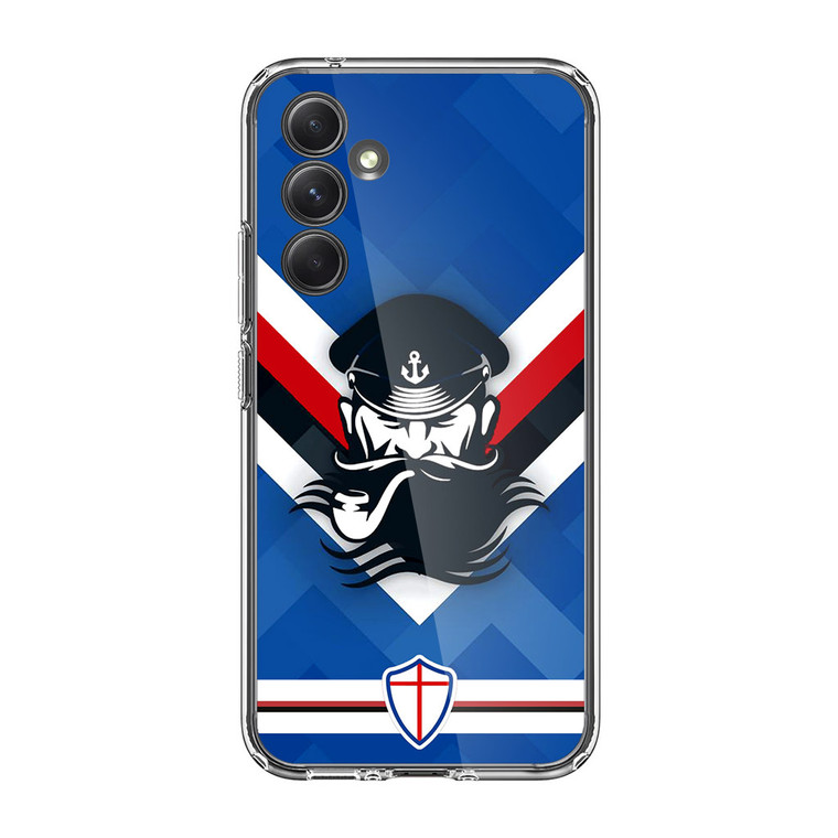 UC Sampdoria Logo Samsung Galaxy A35 5G Case