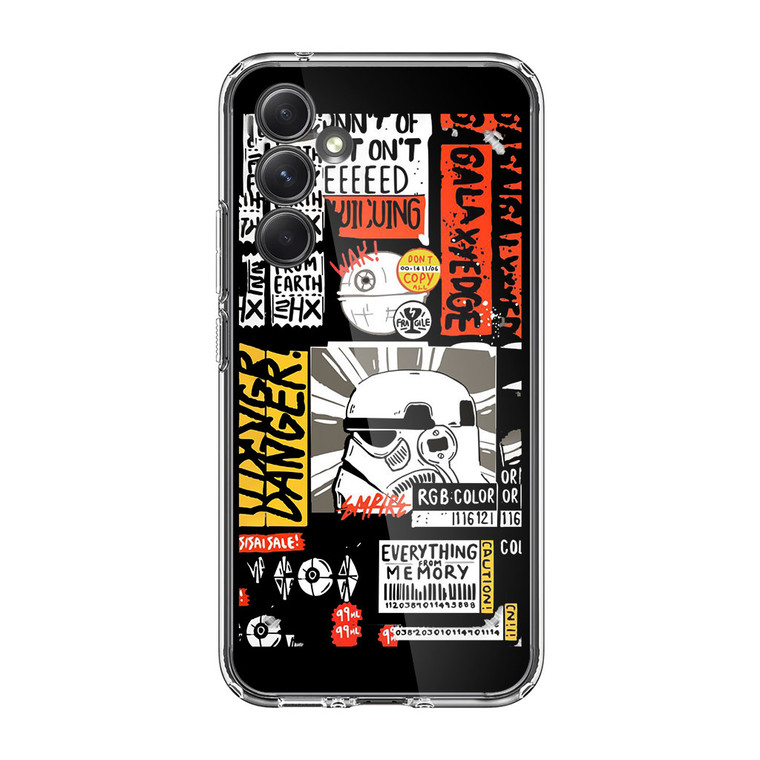 Star Wars Stiker Samsung Galaxy A35 5G Case