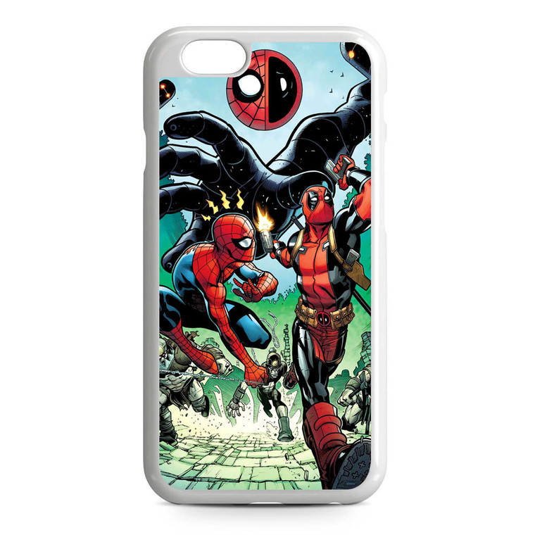 Spiderman Deadpool Comics iPhone 6/6S Case