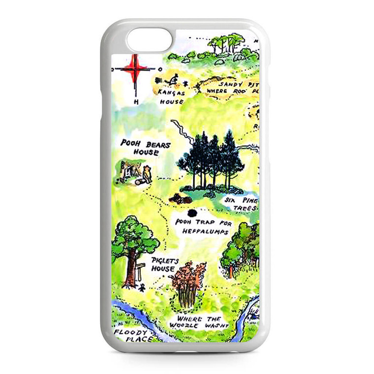 Winnie the Pooh Hundred Acre Woods Map iPhone 6/6S Case