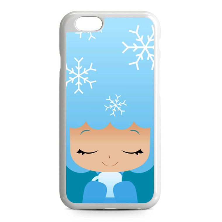 Winter Afro Girl iPhone 6/6S Case