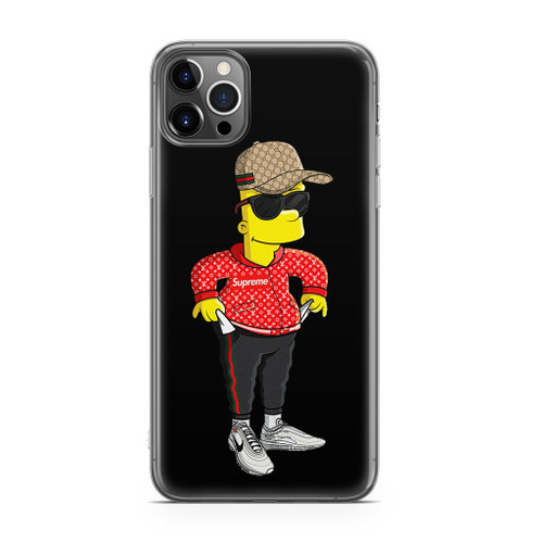 Bart Super Hypebeast LV Sup iPhone 14 Pro Max Case - CASESHUNTER