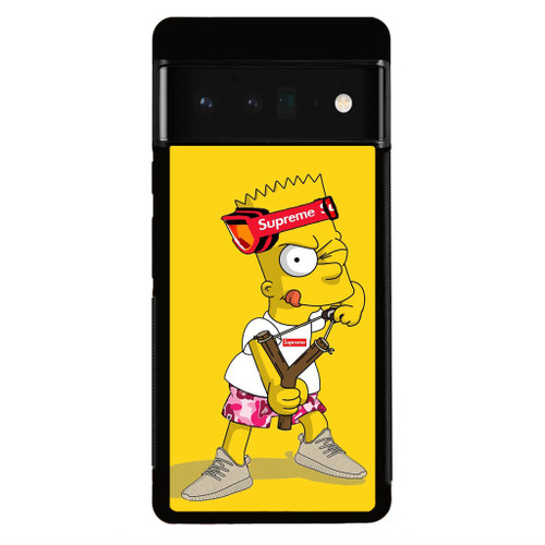 Explore Bart Simpson Supreme iPhone 14 Plus Case - CASESHUNTER