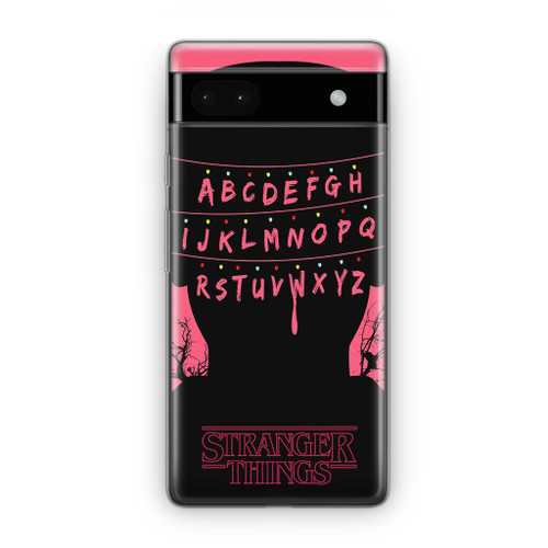 Stranger Things Alphabets Google Pixel 6A Case - CASESHUNTER