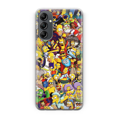 Simpson And His Gun Samsung Galaxy S23 Clear Case