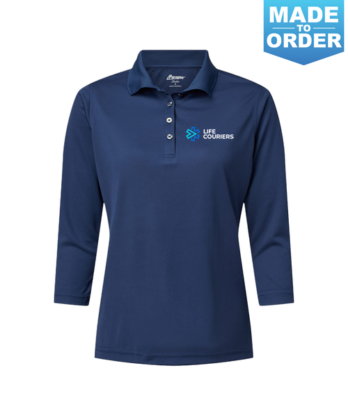 Women's Three-Quarter Sleeve Polo