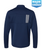 Adidas Men's 3-Stripes Double Knit Quarter-Zip Pullover - Navy