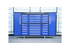 9ft Blue Cabinet