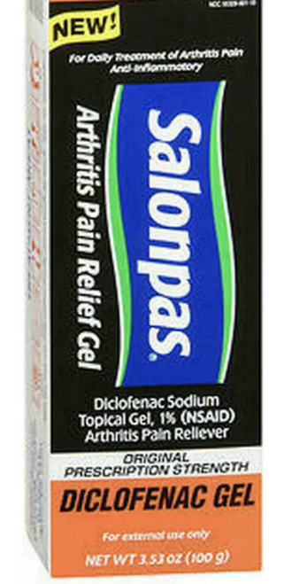 Salonpas Arthritis Joint Pain Relief Gel 3.53 Oz. Expiration Date 11/2022