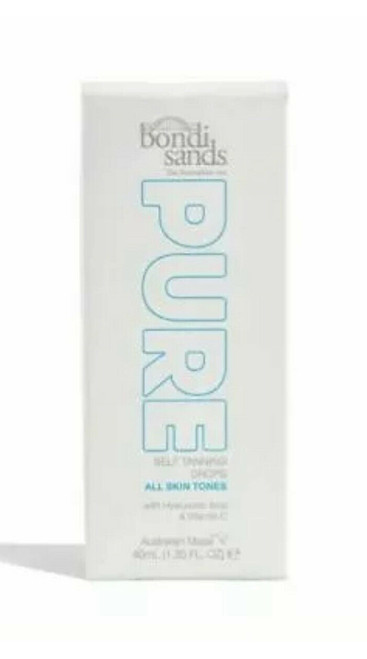 PURE BONDI SANDS SELF TANNING DROPS Hyaluronic Acid & Vitamin C 1.35 oz