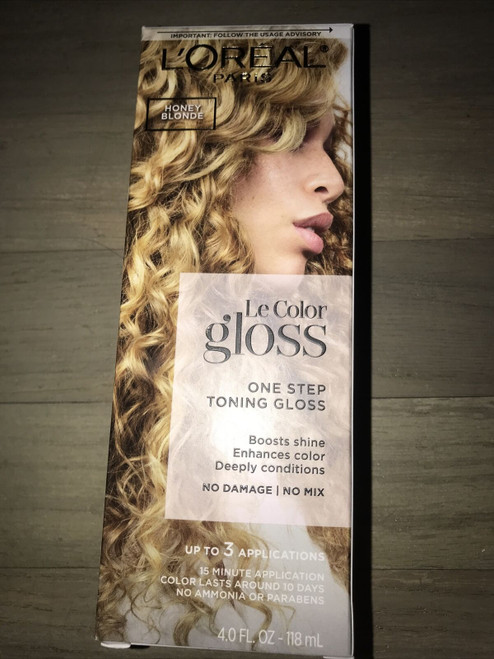 L'Oreal Paris Le Color 1 Step Hair Toning Gloss Honey Blonde Deep Condition