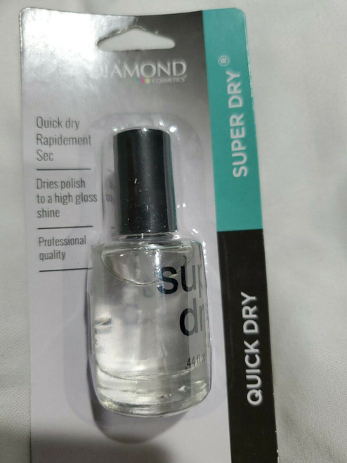 Diamond Cosmetics High Gloss Quick Dry Nail Topcoat, 0.37 oz. Bottles