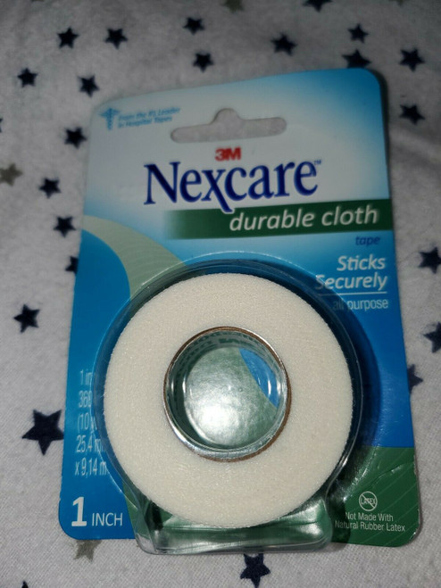 Nexcare 3M Durable Cloth Tape 1 Inch 10 Yards