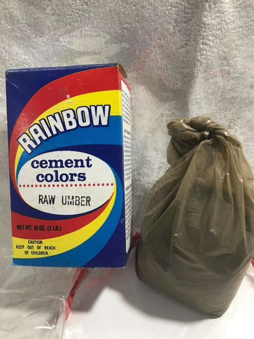 Rainbow Cement Colors 1LB Box RAW AMBER