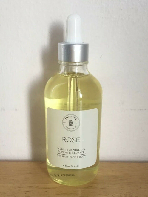 Beauty Care Premium Quality Rose Multi-Purpose Oil For Hair, Face & Body 4oz