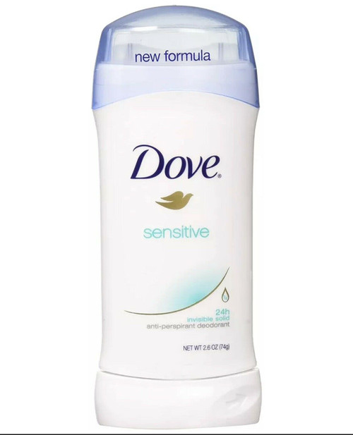 Dove Anti-Perspirant Deodorant, Sensitive Skin 2.60 oz exp 09/2023