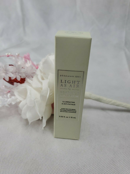 Beekman 1802 Goats Milk Light As Air Eye Serum 0.50 fl oz /  15 mL Illuminating