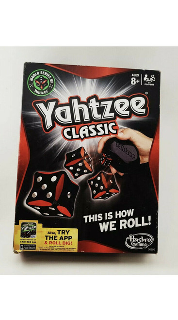 Yahtzee Classic World Series Of Yahtzee 00950 With New Dice