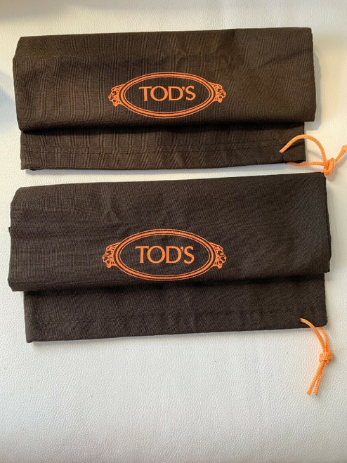 2 Pcs TOD'S DUST BAG Sleeper Storage Pouch Duster Protector SHOES BAG