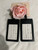 Ellen Tracy 2 Pack Luggage Tags / ID TAKE ME AWAY Roses