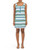 SOUTHERN TIDE Corrine Stripe Dress Offshore green blue yellow S