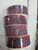 Lot Of 4 Rolls Of Gwen Studio Burlap Ribbon. 1" by 9 ' (3 yards) each roll.