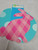 Easter Egg Cutouts Paper Colorful Egg Bunny Printed Glitter Pattern Lot of 12