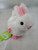 FLUFFY Wind-Up Jumping Bunny 3" Hopping Soft Plush Animal Toy WALGREENS