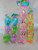 Easter Plastic Eggs Mix Fillable Easter Fun Eggs! Bunny Lot Of 4 packages