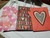 Hallmark Inspirations Allover Pink Heart XOXO  Heart Gift Bags 7 pc Valentines