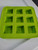 Ikea Square Silicone Mold 9 Cavity IKEA Ice Cube Tray Green Used