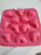 IKEA RED HEART MOLD ICE CUBE TRAYS SYNTHETIC RUBBER LOVE SHOWERS WEDDINGS Used