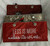 Wild Eye Insulated Wine Bag Clutch VARIATIONS sparkle red gold Christmas XMAS