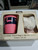 Totes Toasties Pink Dachshund Ceramic Travel Mug w/One-Size Flip Mitt Gloves