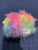 Rainbow Dreams Mini Fuzzy Plush Neon Light-Up Panda Bear Face Animal Clip On