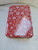 CHRISTMAS HOLIDAY GIFT BOX 7-3/4 X 5 X 2-3/4 METAL RED WITH SNOWFLAKES