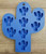 12 Cactus Novelty Ice Cube Ice Mold Tray Blue Main Stays