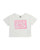 FILA Big Girls Foil Tee T-shirt Size M white pink