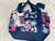 Artic Zone Insulated Lunch Tote Antimicrobial Protection  Floral/navy 8 cans