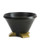 SAGEBROOK HOME 12" Wooden Bowl With Metal Legs