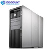 Rear Side View Fast HP Workstation Z800 Desktop Tower Intel Xeon 2.4GHz 16GB 2TB Win10 Pro WiFi