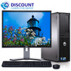 Cheap, used and refurbished Fast Dell Optiplex Desktop Computer Core 2 Duo 2.13GHz 8GB 500GB DVD Wifi 19" LCD Windows 10 Pro