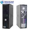 Left Side View Fast Dell Optiplex Desktop Computer Core 2 Duo 2.13GHz 8GB 500GB DVD Wifi 19" LCD Windows 10 Pro