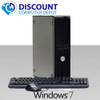 Rear Side View Refurbished Dell Optiplex 760 3 GHz Dual Core Core 2 Duo Small Desktop 4GB 250GB Windows 7, (win 7)