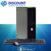 Overhead View Dell Windows 7 Desktop Computer Core 2 Duo 3.0GHz PC 250GB WiFi 17" Dell LCD