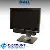 Right Side View Dell 19" LCD Monitors Widescreen Ultrasharp 1909W(Lot of 2) With (1) Dell Soundbar