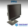 Rear Side View Dell 19" LCD Monitors Widescreen Ultrasharp 1909W(Lot of 2) With (1) Dell Soundbar