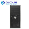 Left Side View Fast Dell Optiplex Windows 10 Pro Desktop Computer Core 2 Duo 2.13GHz 8GB 500GB and WIFI
