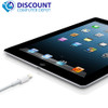 Front View Apple iPad  3rd Generation Retina 9.7" Screen 16GB Wifi Black w/ Charger