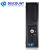Rear Side View Fast Dell Optiplex Desktop Computer PC Core 2 Duo 2.13GHz 8GB 500GB DVD Wifi 19" LCD Windows 10 Pro and WIFI